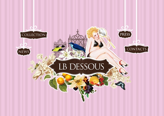 Сайт бутика «LB Dessous»