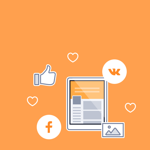 Приложения для социальных сетей Facebook и вКонтакте