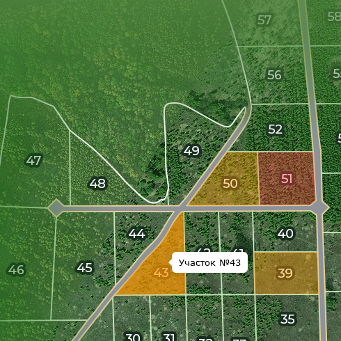 Разработка и внедрение готового решения: интерактивной карты поселка